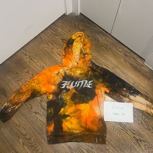 Flume Orange Tye Dye Hoodie
